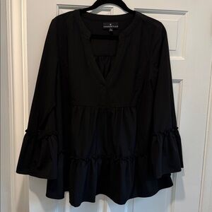Pomander Place/ Tuckernuck Black Blouse